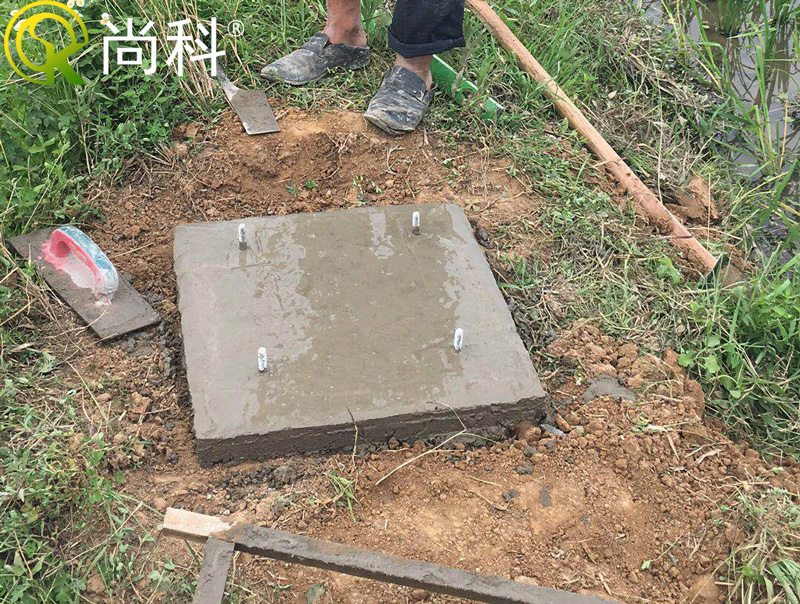 立桿太陽能殺蟲燈地基地籠安裝-拆除模具 立桿太陽能殺蟲燈地基地籠安裝-拆除模具